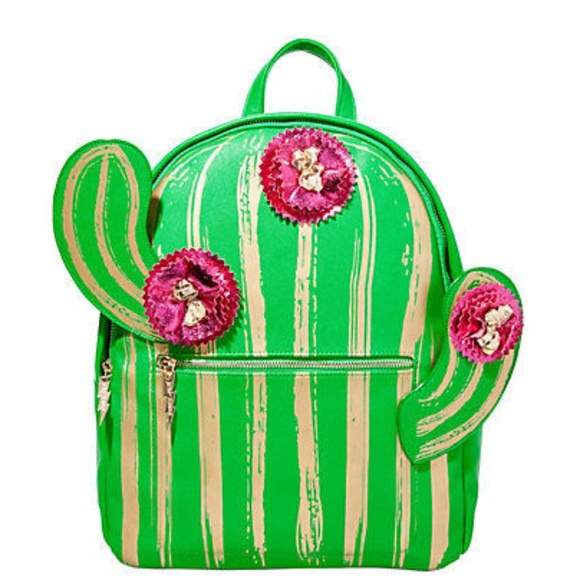 Betsey Johnson Handbags - Betsey Johnson KITSCH LOOKIN SHARP CACTUS BACKPACK